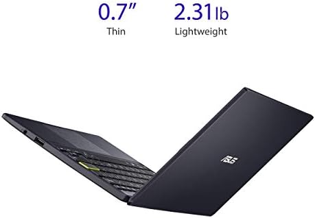 ASUS 2022 Legújabb Vivobook Menj Laptop, 11.6 Hüvelykes HD Ultra-Vékony Kijelző, Intel Dual core, 4GB RAM, 64 gb-os eMMC, Wi-Fi, Bluetooth,