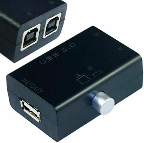 USB 1.1/2.0 Megosztás Megosztás Kapcsoló Doboz Hub 2 Port PC, Számítógép, Szkenner, Nyomtató Kézikönyv