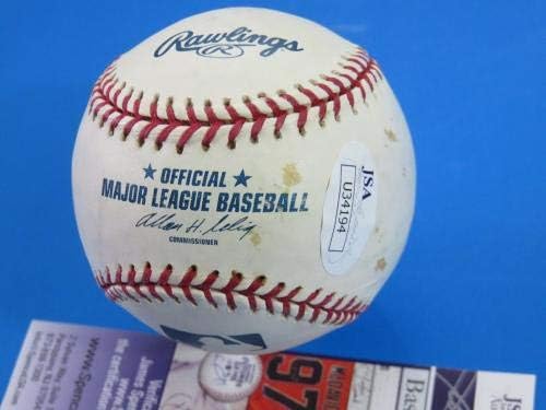 Takashi Saito Aláírt Oml Baseball ~ La Dodgers ~ Szövetség U34194 - Dedikált Baseball