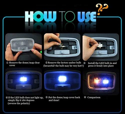 az Aveo TRAX Sonic Rendkívül Fényes Szuper Fényes LED-es Lapkakészlet Izzók Autó Belső Világítás Lámpa Búra Csere Izzók Fehér 5DB