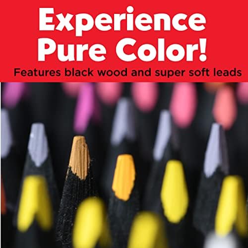 Faber-Castell Black Edition Színes Ceruzák - 36 Gróf, Fekete Fa, valamint Super Soft Core Vezet, Színezés Ceruzák, Gyerek, Tini, Felnőtt,