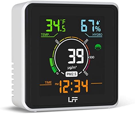 A levegő Minősége Monitor, LFF PM2.5 Érzékelő Beltéri Levegő Minőségét Monitor, Hőmérséklet Teszter, valamint a Páratartalom
