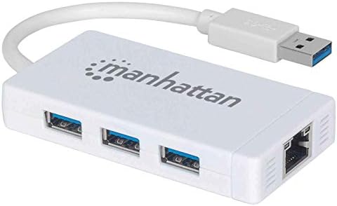 Manhattan 3Port USB Hub/Ethernt (507578)