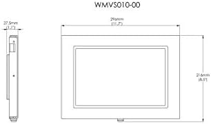 TABcare Zár Biztonsági Fém tok iPad Mini 6 8.3 2021 Funkciók, mint a Kioszk, POS, Bolt, Térkép Megjelenítése (Fehér, az iPad Mini 6)