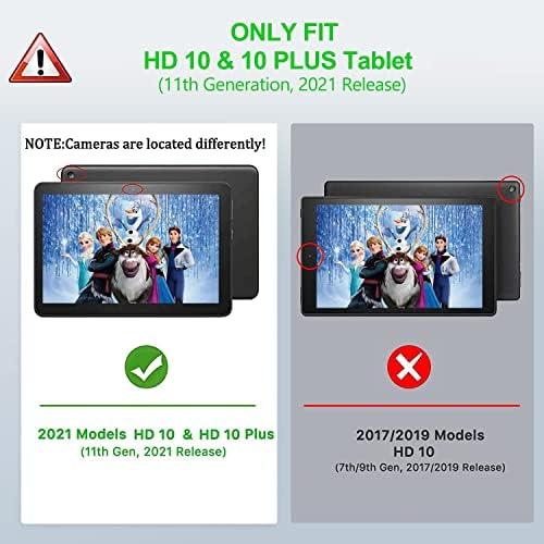 SUPNICE Gyerekek Esetében H D 10 & H D 10 Plus Tabletta (11 Generációs, 2021 Kiadás), a Képernyő Védő, Könnyű Ütésálló Kezelni,
