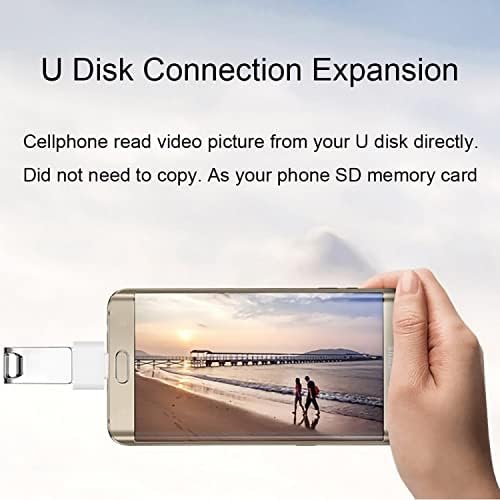 USB-C Női USB 3.0 Férfi Adapter (2Pack) Kompatibilis A Samsung SM-G975F Multi használható konvertáló hozzá Funkciók, mint Például