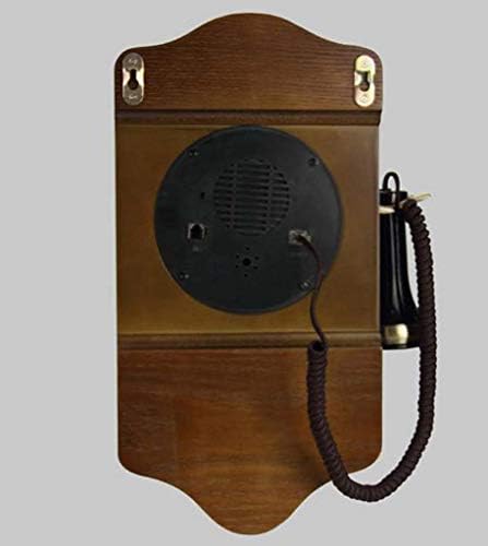Qdid Retro Telefon Hiteles Harangot Forgó Tárcsa Telefon, Fali Vintage Telefon (Szín : Egy)