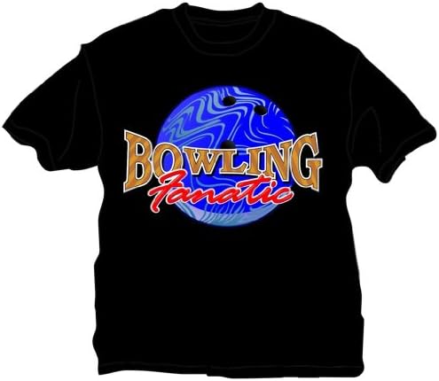 Bowlerstore Termékek Bowling Fanatikus Póló - Fekete