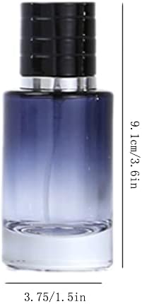 Qixivcom 10 Pack 30ml Mini Parfüm Spray Palackot Gradiens Kék Üveg Illat Adagoló Tartály Mintavevő Palack illóolaj Illatosító