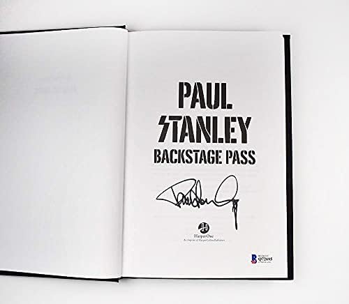 Paul Stanley Csók belépő Könyvet Dedikált, Aláírt Hiteles BAS BECKETT COA
