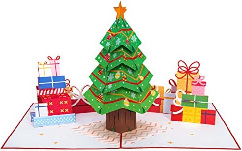 A papírt a Szeretet karácsonyfa felugró Karácsonyi Kártya, kézzel készített 3D-Popup Karácsonyi Üdvözlőlapok Őt, Őt, Felnőttek,