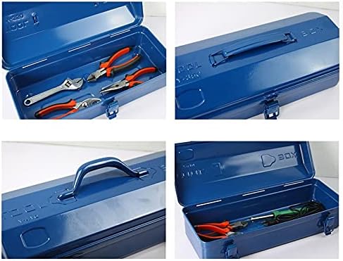 DEPILA Eszköz Dobozok Tool Box Szakmai Bőrönd Üres Szervező Haza Nagy Vas Fém Tároló Többcélú Carry-on Hordozható Javítás