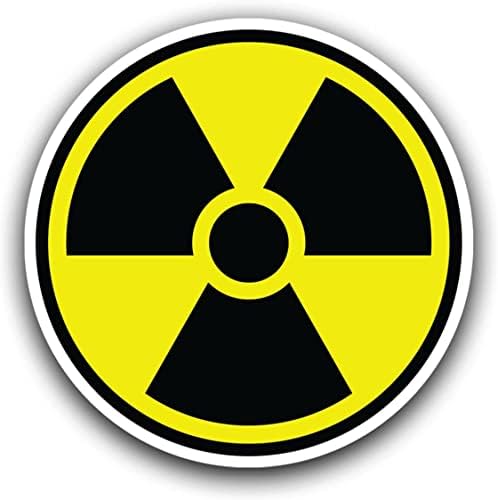 Radioaktív sugárzás Figyelmeztetés Mágnes Hűtő Szekrény Szerszámos Kocsi Fehér Tábla Lőszer Lehet - 5,5 Cm - KCM3349