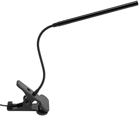 Psytfei Rugalmas USB Újratölthető LED-es asztali Lámpa, Touch Sensor Clip, Design Ideális Olvasás, a Tanulás, valamint Több(Fekete)