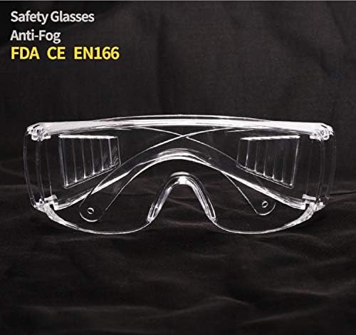 EUXOR, Biztonsági Szemüveg (2db), Anti-Köd & Összetört Bizonyíték, ANSI Z87.1 & EN 166 UV Ellenálló Védő Szemüveg, Védőszemüveg,