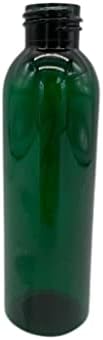 4 oz Zöld Cosmo Műanyag Palackok -12 Pack Üres Üveget Újratölthető - BPA Mentes - illóolaj - Aromaterápia | Fekete Twist Top Kap - az USA-ban
