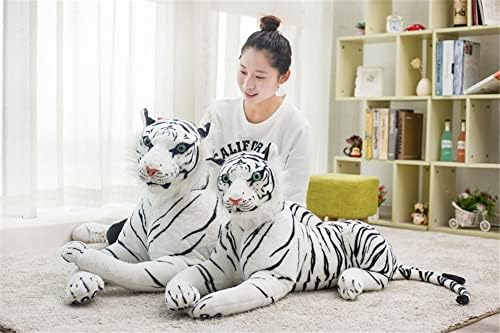 GaYouny 30-120cm Szimuláció Fehér Tigris Plüss Játék Aranyos Plüss Állat Párna, Párna, Baba Játékok, Kreatív Ajándék, a Gyermekek