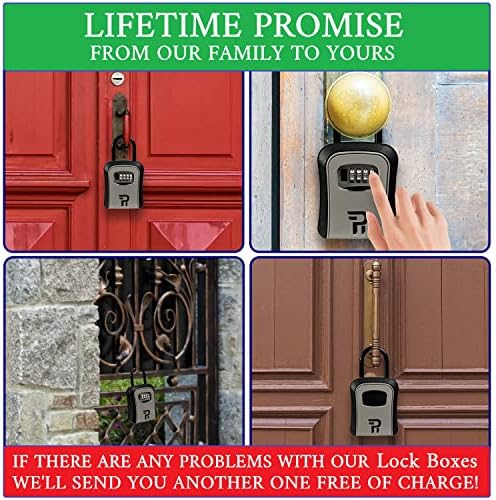 Key Lock Doboz, Külső - Rudy Fut Hordozható Kombinált Dobozt a Ház Kulcsait - Kulcs Hiders, hogy a Kulcs Kívül - Vízálló Kulcs Biztonságos
