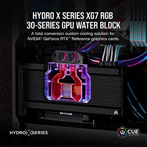 CORSAIR Hydro X Sorozat XG7 RGB 30-Sorozat Referencia GPU Víz Blokk (3090, 3080 Ti, 3080) - Illik 30+ Referencia Design NVIDIA® GeForce