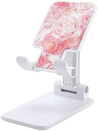 Az Elegancia Színe Rózsaszín Rózsa Összecsukható Mobiltelefon Állvány, Állítható Szög Magasság Tabletta Asztal Jogosultja
