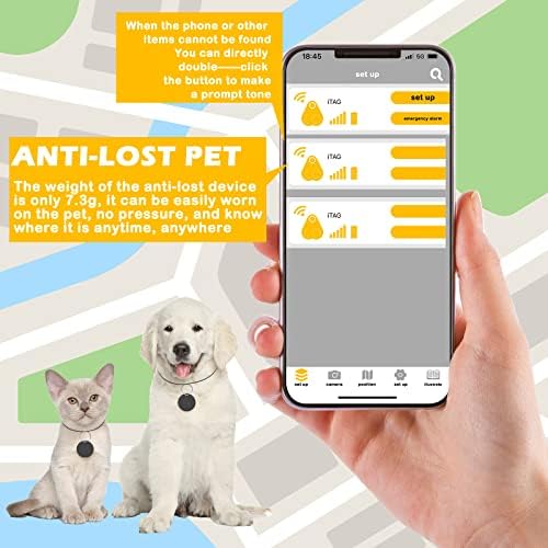 10 Db Hordozható GPS Nyomkövető Készülék Mobil Nyomkövető Smart Anti Veszteség Kutya Kereső kulcskereső GPS Okos Tracker Készülék
