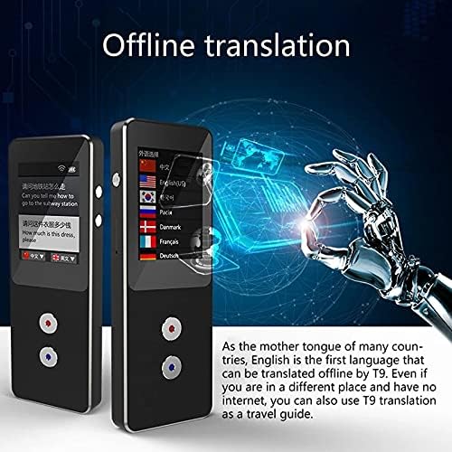 LUKEO Hordozható AI Smart Hang Fordító Traductor De Idiomas Hu Tiempo Igazi 45 Nyelv Azonnali Fordító Fotó Offline Fordítás