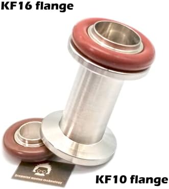 Kúpos Cylinderical Szűkítő ISO-KF Karima KF16, hogy KF10 NW16, hogy NW10 a KF16 & KF10 központosító gyűrűk
