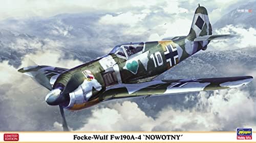 Hasegawa HJT07506 1:48 Focke-Wulf FW190A-4 Nowotny Modell Kit, Öntött Szín