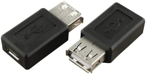 SJZBIN USB-EGY Nő-USB Micro Női Adapter 4DB USB 2.0 EGY Női Micro USB-B 5 Tűs Női Csatlakozó Aljzat Átalakító Csatlakozó