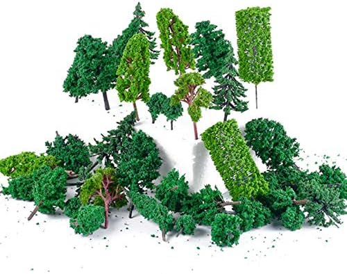 37Pcs/Sok Mikro Modell Zöld Fák Vegyes Táj Kerti Táj Sandwork Dekoráció