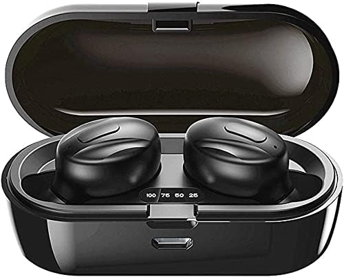 Hoseili【2022editionBluetooth Fejhallgató.Bluetooth 5.0 Vezeték nélküli Fülhallgató in-Ear Sztereó Hang Mikrofon Mini Vezeték