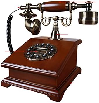 WALNUTA Telefon-Antik Telefon Vintage Fa Vezetékes Nappali Tanulmány Retro Dekoráció, Dekoráció, Otthon, Irodában, Telefon
