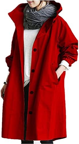 FOVIGUO Kabátok Női, Modern Tavaszi Túlméretezett Üzleti Kabátok Női Hosszú Ujjú Gombok Szilárd Kényelem Kabát