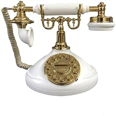 N/A Retro Home Office Antik Európai Telefon Szálloda Halljában Antik Kreatív Mechanikus Bell Fix Vezetékes