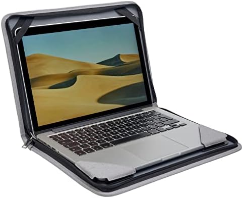 Broonel Szürke Bőr Laptop Messenger Esetben - Kompatibilis HP 15-da0003ng 15.6 inch