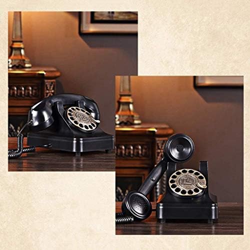 SXNBH Vintage Retro Telefon Tárcsa Lemez Antik Telefonok Asztal Vezetékes Telefon Hónap/Irodai Otthoni Nappali Dekor, Csodálatos
