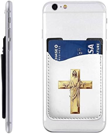 Vallásos Keresztény Hit Jesus0 Telefon Vissza Rugalmas Hüvely Kártya Ujja Cell Phone Wallet Alkalmas Minden Mobil Telefonok a Legtöbb
