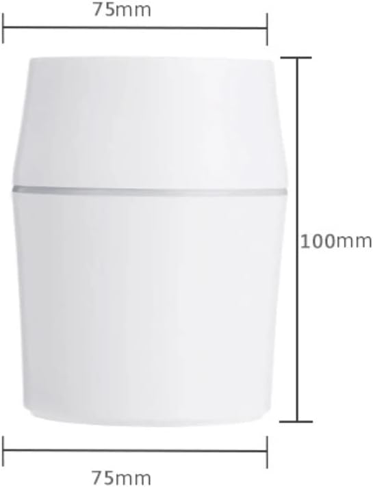 UXZDX Mini Hordozható Ultrahangos Levegő Párásító Permetező Aromaterápiás Párásító (Szín : E, Méret : 75 * 75 * 100)