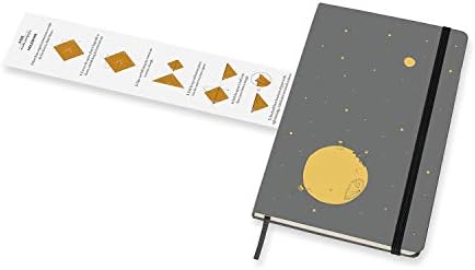 Moleskine Limited Edition Le Petit Prince Notebook, Kemény Borító, Nagy (5 x 8.25), Normál/Üres, Pala Szürke, 240 Oldal