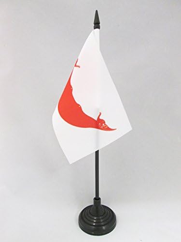 AZ ZÁSZLÓ Húsvét-Sziget Táblázat Zászló 4 x 6 - Rapa NUI - Chile Asztal Zászló 15 x 10 cm - es Fekete Műanyag pálca, Bázis