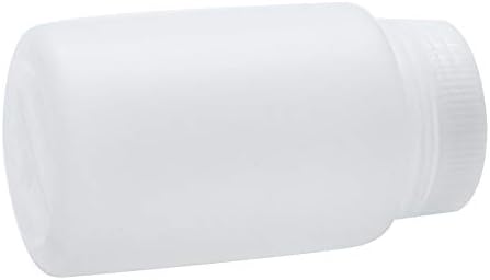 Sscon 100 ml-es Műanyag, Széles Szája Laboratóriumi Reagens Üveg Minta Tömítő Üveg 5 Csomag(Fehér)