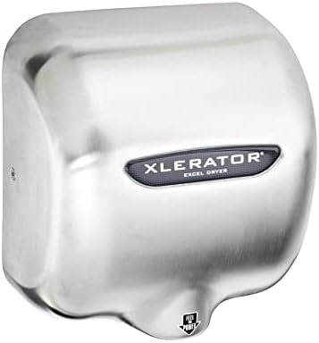 XLERATOR XL-SB Speed Automatikus kézszárító Szálcsiszolt Rozsdamentes Acél burkolat, illetve 1.1 zajcsökkentés Fúvóka, 12.5 Egy,