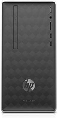HP 590-p0033w Pavilion Asztali i3-8100 3.6 GHz 4 GB RAM, 1 tb-os HDD Nyerni 10 Haza Ash Ezüst