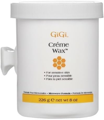 GiGi Mikrohullámú sütő Creme Gyantázó Készlet, (3 Csomag) Minden Természetes Folyékony Viasz szőrtelenítés Konténerek, valamint Természetes