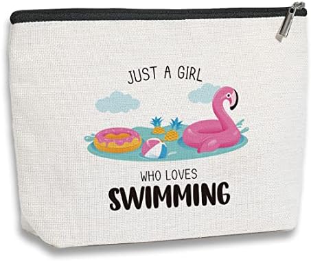 kdxpbpz Lány Utazás Ajándékok az Úszás Ajándékok Lányoknak Úszás Táska Úszók Lánya Nővér Smink Táska, Születésnapi Ajándékok