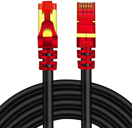 Yeung MACSKA már szeretem. 7 Ethernet Kábel 3 ft, CAT7 ethernet Kábel RJ45 LAN-Kábel nagysebességű Gigabit Hálózati Patch Kábel Aranyozott