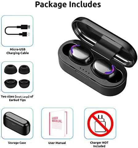 V TECH PLUS Vékony Utazási Vezeték nélküli V5.1 Fülhallgató Kompatibilis A Garmin Kamera 10 Frissített Mikro-Vékony Esetben