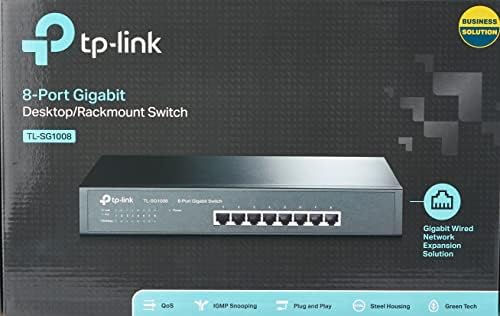 TP-Link 8-Port Gigabit Ethernet Nem menedzselhető Switch | Plug and Play | Fém | Desktop/állványba szerelhető | Korlátozott Élettartam