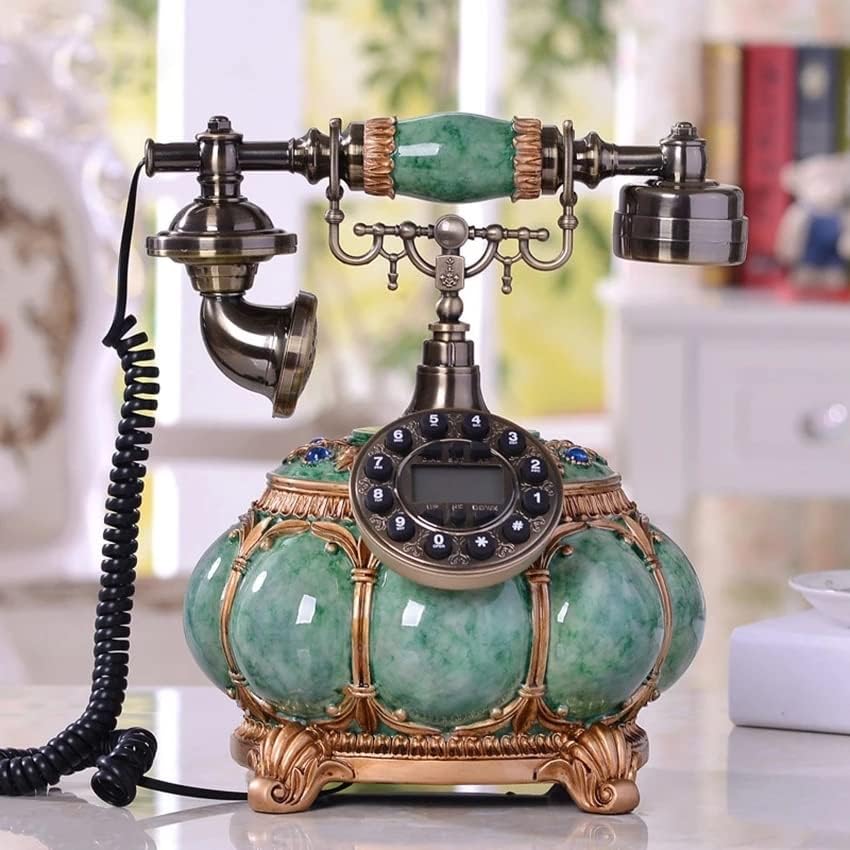 ZJHYXYH Gyanta Vezetékes Retro Telefon Vezetékes Vintage Dekoratív Telefon Hívófél-AZONOSÍTÓ, Újratárcsázás, Hívja Ellenőrizze,