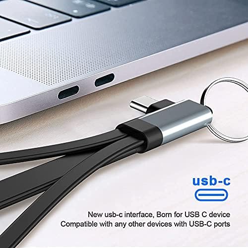 USB-C Hub 4-in-1 USB C Dokkolóegység Hordozható USB-C Hub Kompatibilis Típus-C Interfészt, Telefonok, Számítógépek Támogatják az USB-A 3.0/2.0